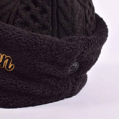 Resurrection MENS Visor Knit Cap (With a Neck warmer)