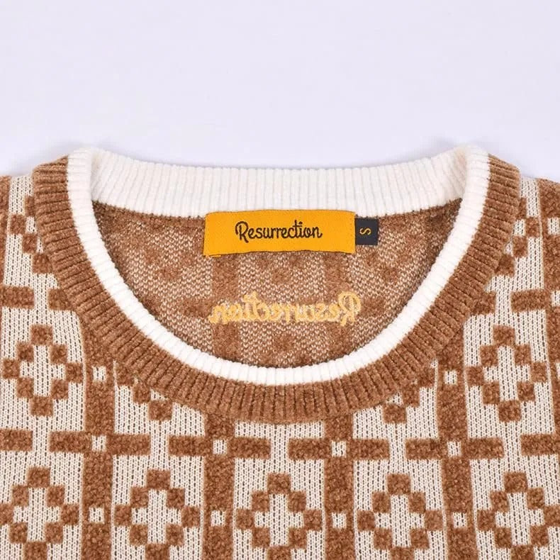 Resurrection WOMENS Praha Pattern Crew Neck Knit