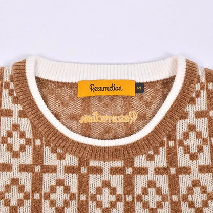 Resurrection WOMENS Praha Pattern Crew Neck Knit