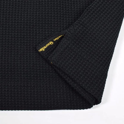 Resurrection MENS  Silicon Tag Waffle Mock Neck (Relax Fit)