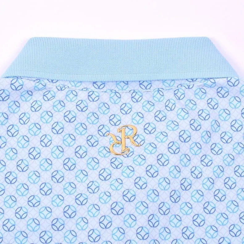 Resurrection MENS Shippo Pattern Polo Shirt