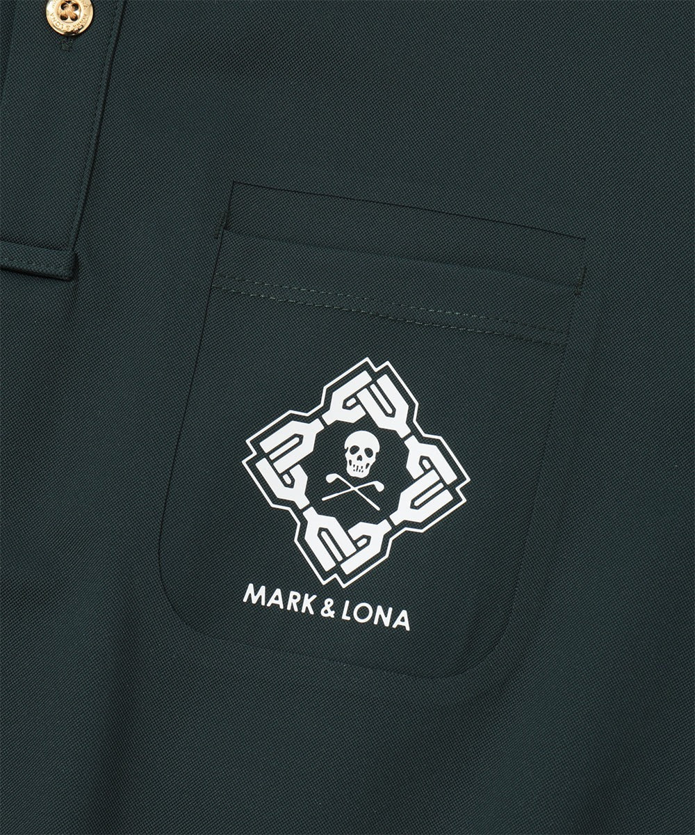 MARK&LONA MENS Stela Patch Pocket Stretch Piqué Polo