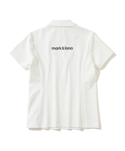 MARK&LONA WOMENS Noble Swarovski Zip Polo