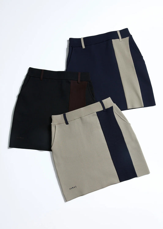 HERG1 WOMENS MILANO RIB KNIT SKIRT