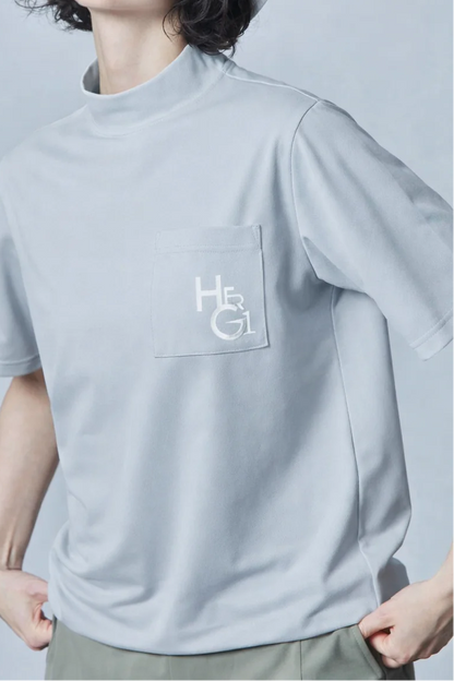 HERG1 WOMENS True Beaute Short Sleeve Mock Neck