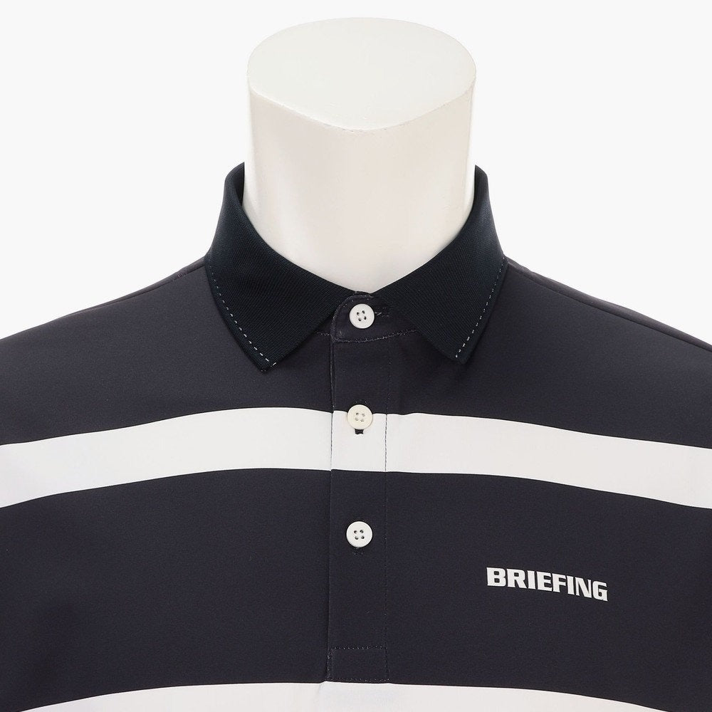 BRIEFING MENS MS PANEL STRIPE POLO RF