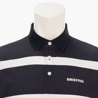 BRIEFING MENS MS PANEL STRIPE POLO RF