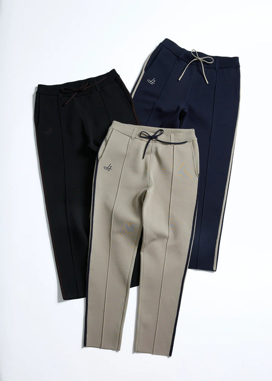 HERG1 WOMENS MILANO RIB KNIT CENTER PLEATED PANTS