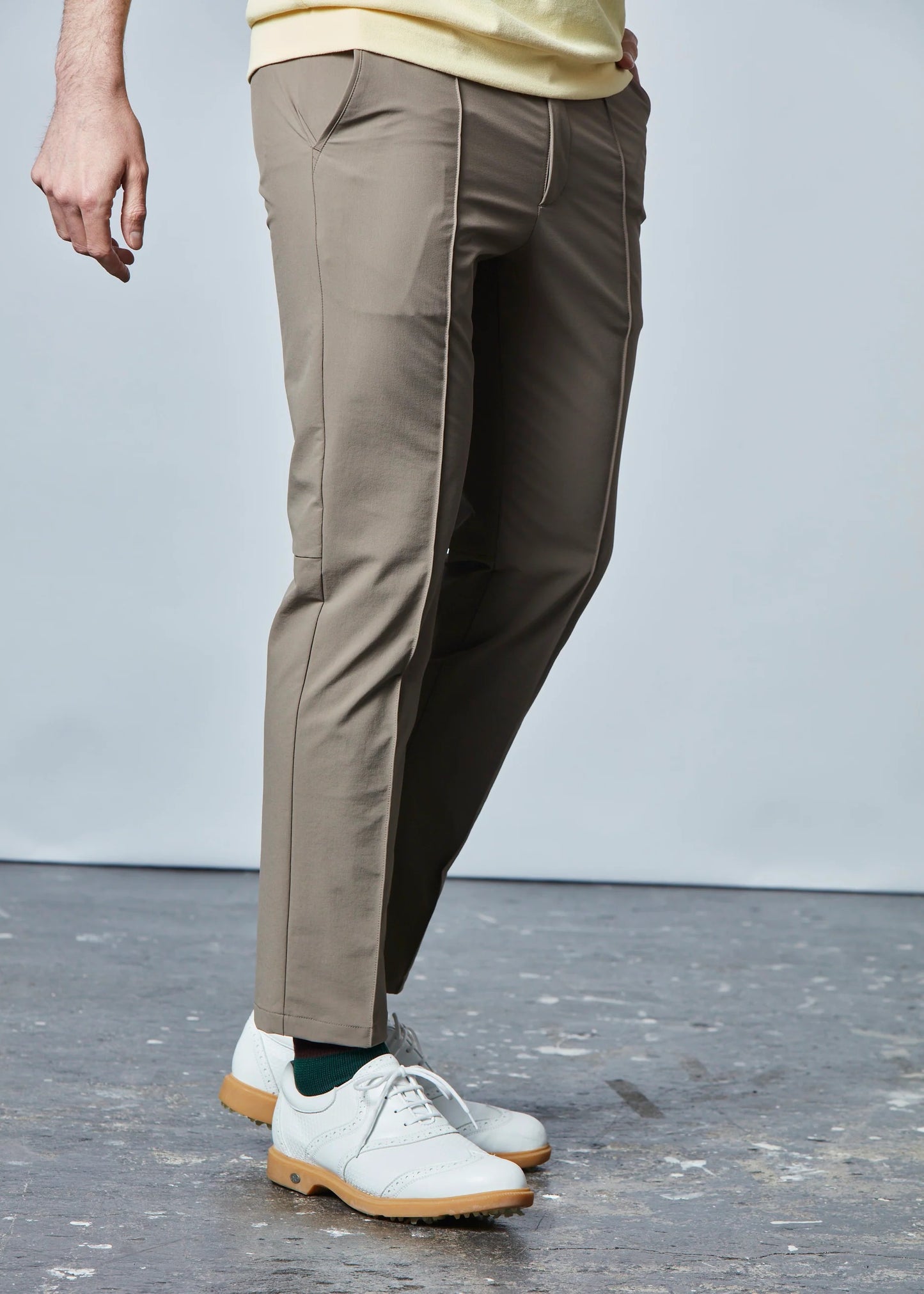 HERG1 MENS Pintuck Nylon Stretch Pants