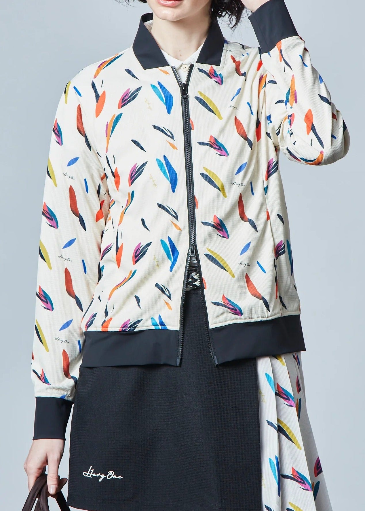 HERG1 WOMENS Summer Print Blouson Ladies