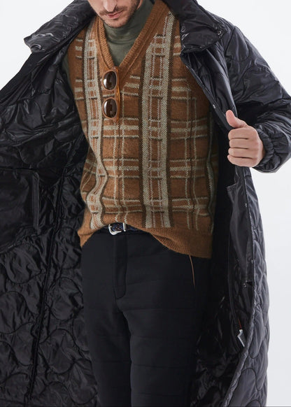 HERG1  MENS QUILTED BENCH COAT