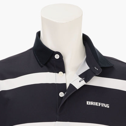 BRIEFING MENS MS PANEL STRIPE POLO RF