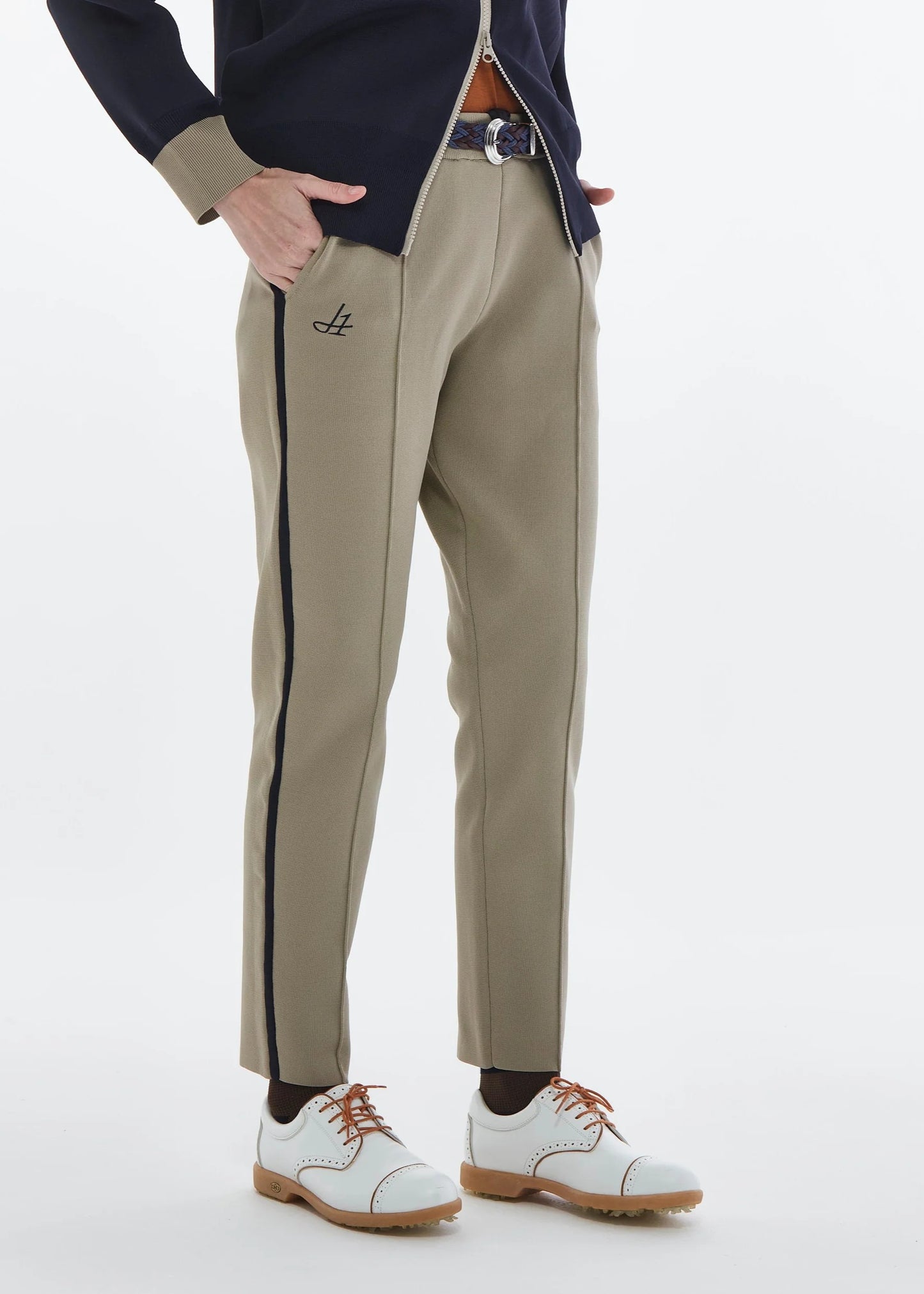 HERG1 WOMENS MILANO RIB KNIT CENTER PLEATED PANTS