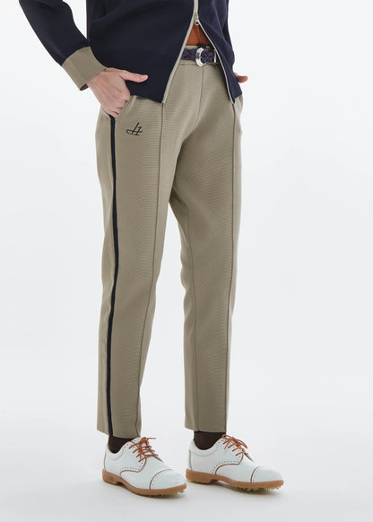 HERG1 WOMENS MILANO RIB KNIT CENTER PLEATED PANTS