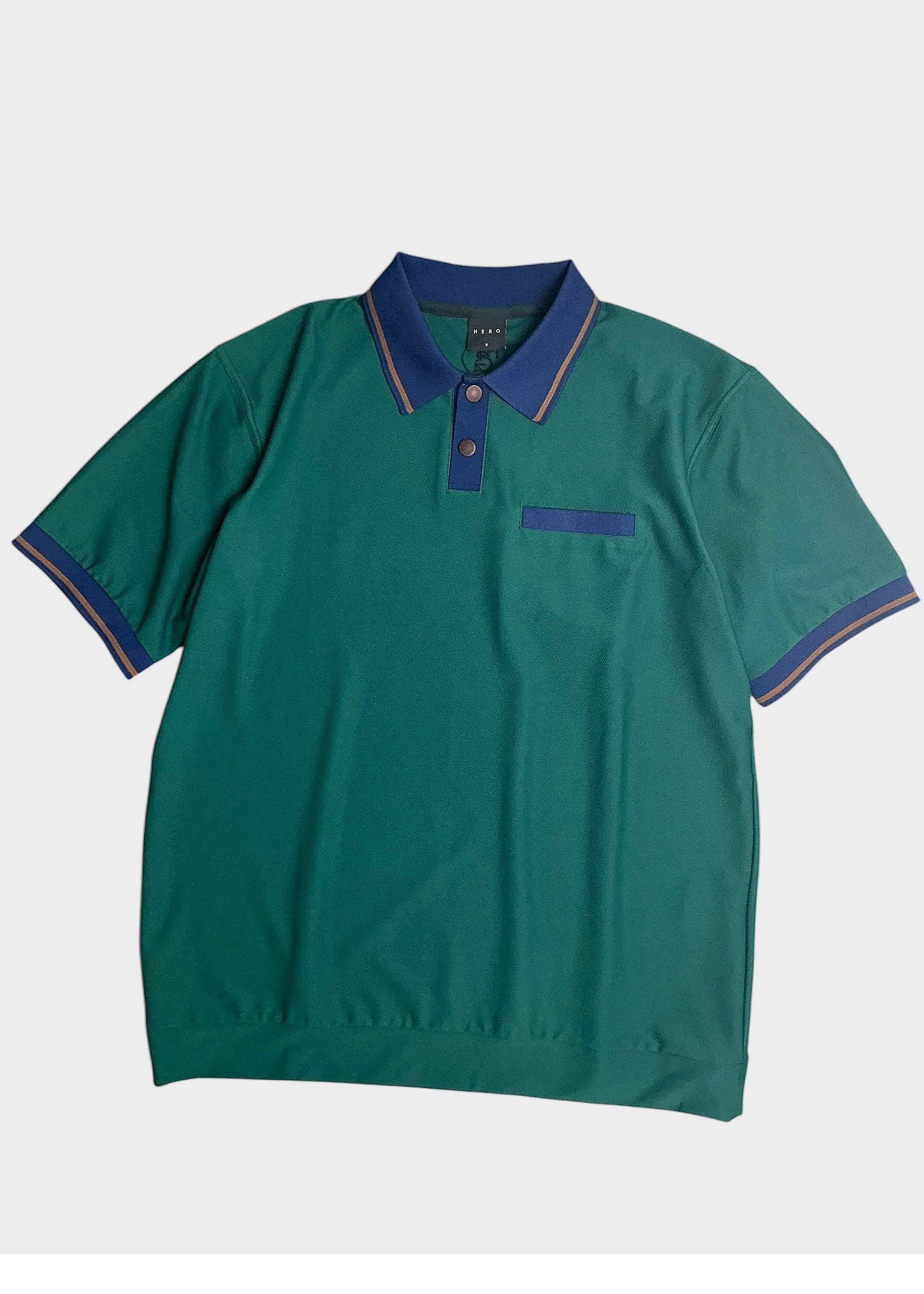 HERG1 MENS UPF50+ Heat-shielding mesh polo shirt