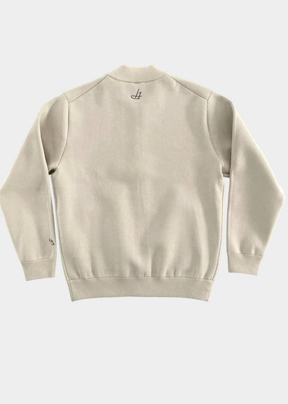 HERG1 MENS Milano Rib Knit Zip-Up Blouson