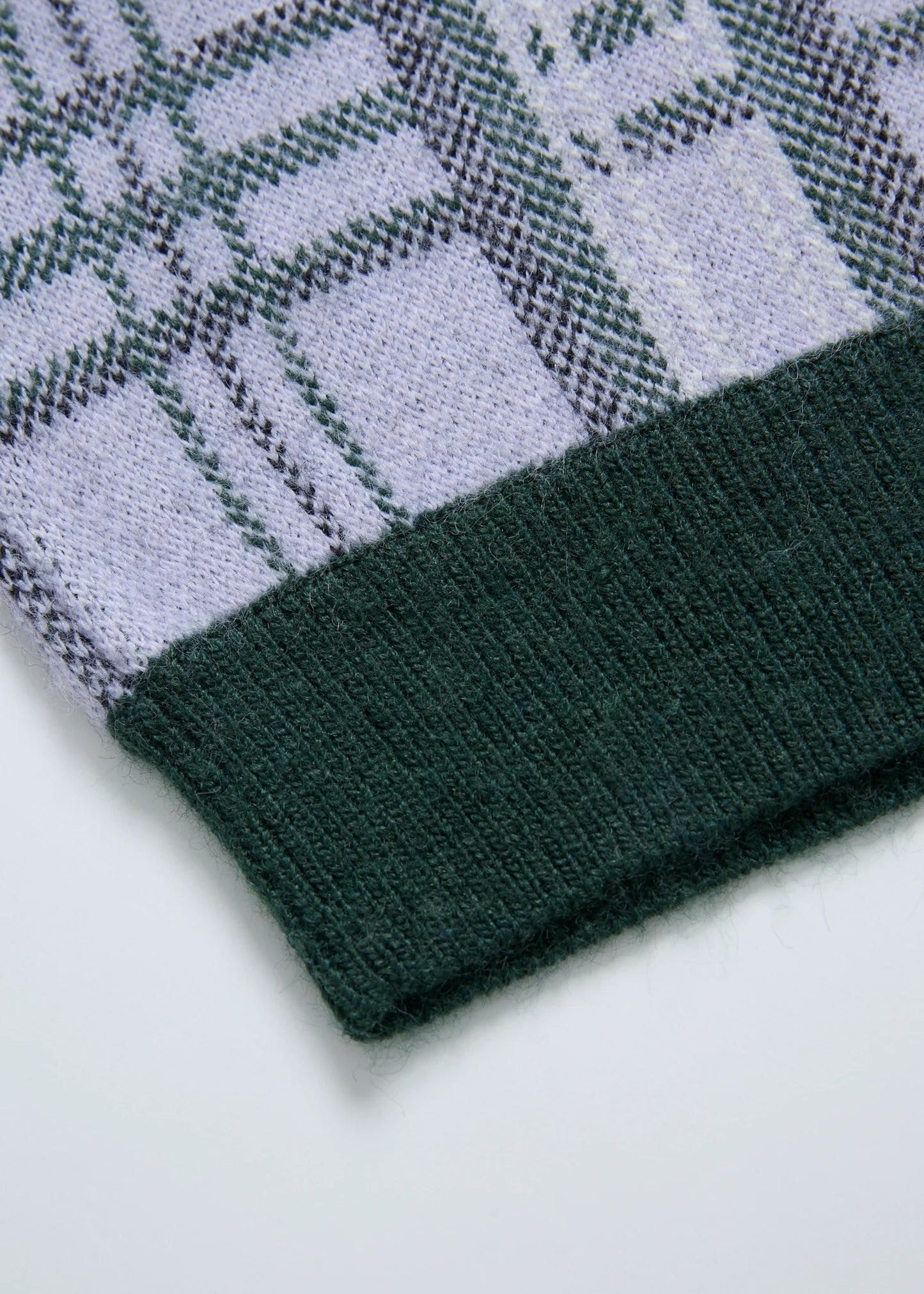 HERG1 MENS CHECK KNIT VEST