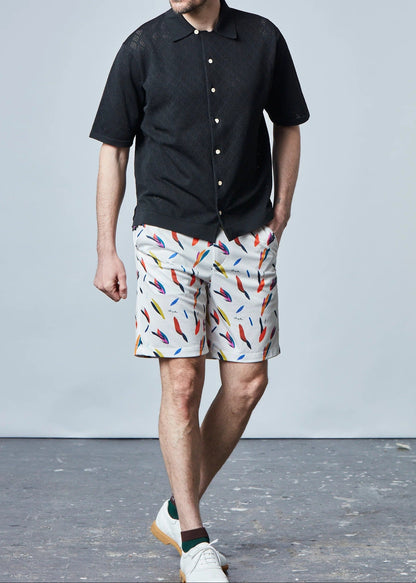 HERG1 MENS Open-collar Dry Knit Shirt