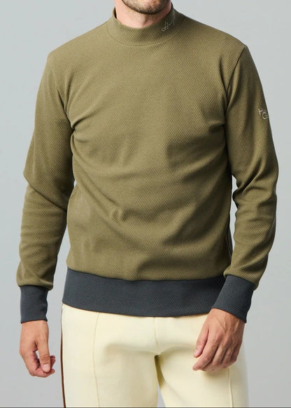 HERG1 MENS UV & Ultralight Thermal Knit Mock Neck