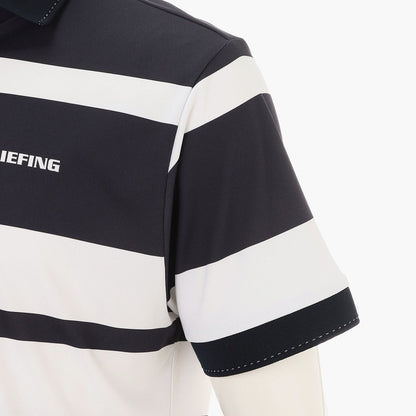 BRIEFING MENS MS PANEL STRIPE POLO RF