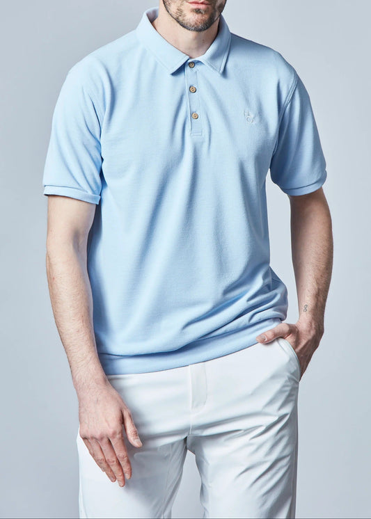 HERG1 MENS Cotton-like Modular Pique Polo