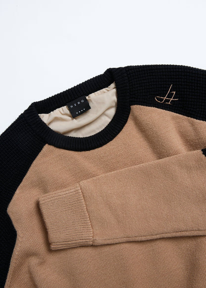 HERG1 MENS WAFFLE WINDPROOF SWEATER