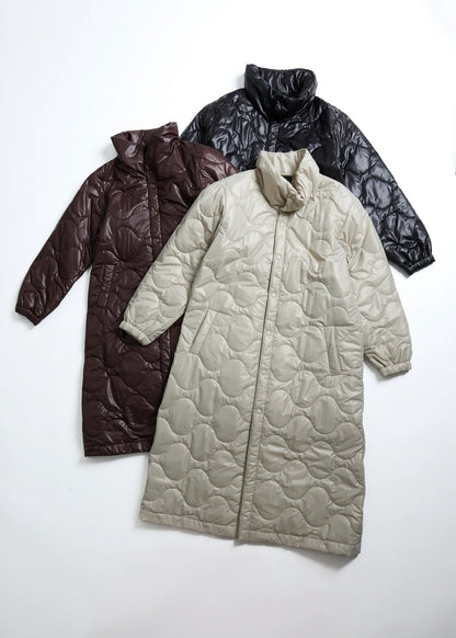 HERG1 WOMENS QUILTED BENCH COAT