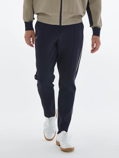 HERG1 MENS MILANO RIB KNIT CENTER PLEATED PANTS