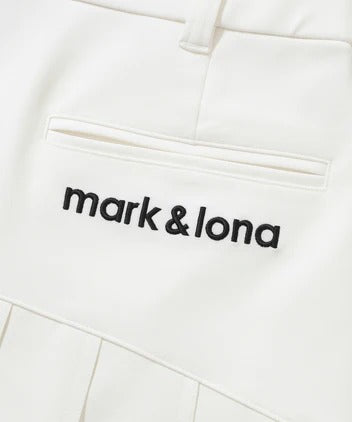 MARK&LONA WOMENS Ace Line Back Pleat Skirt