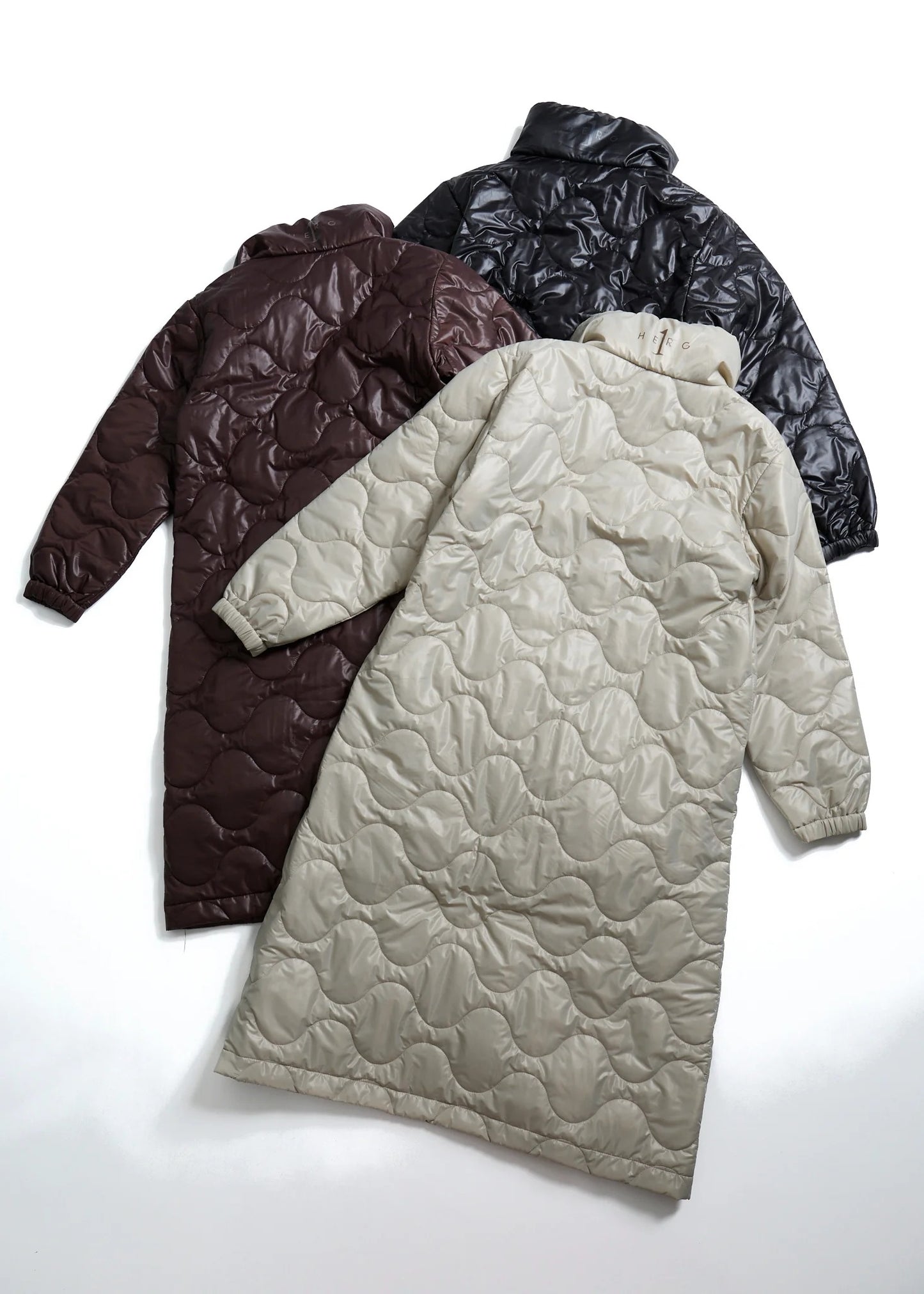 HERG1 WOMENS QUILTED BENCH COAT