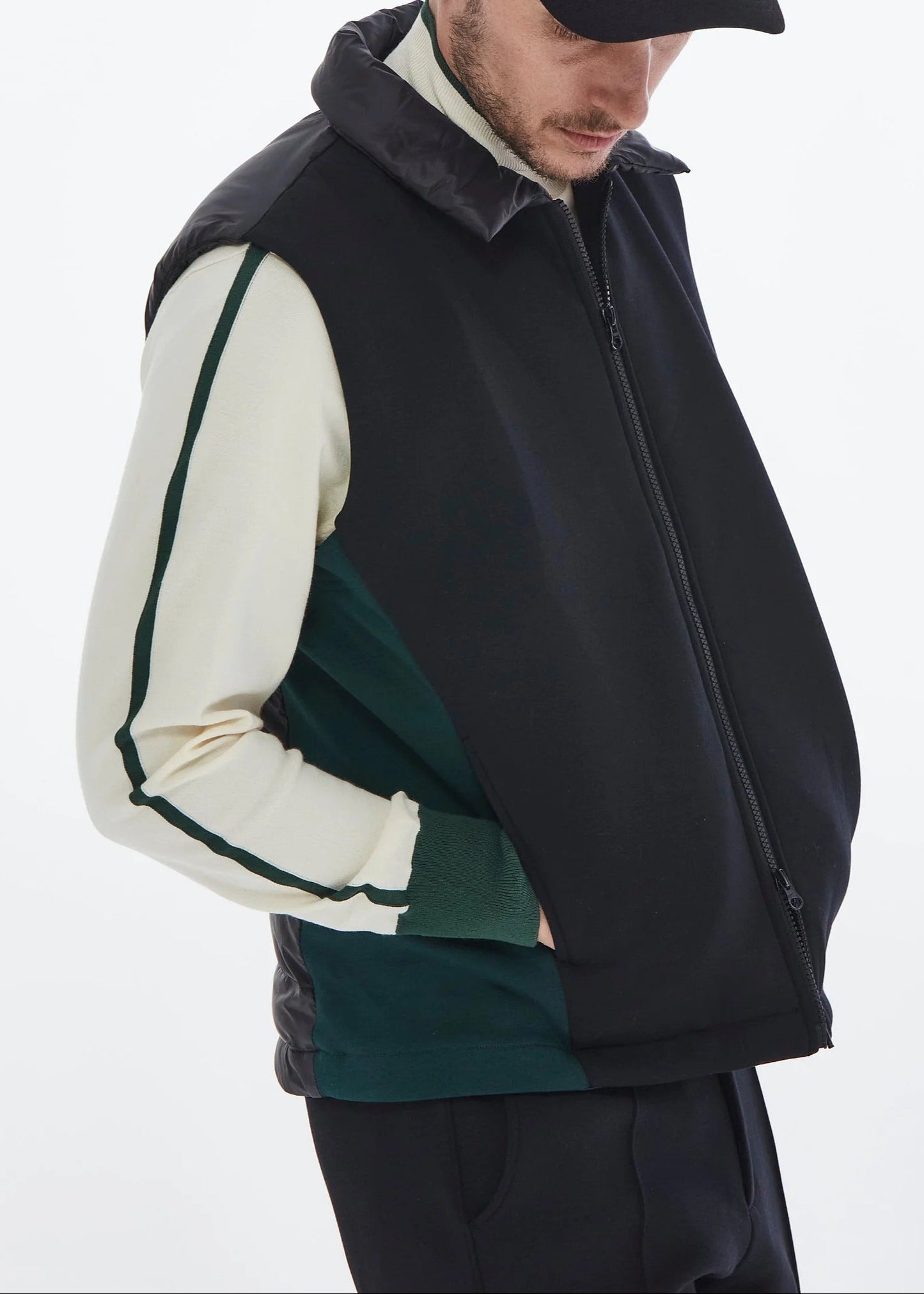 HERG1 MENS DOUBLE KNIT PADDED VEST