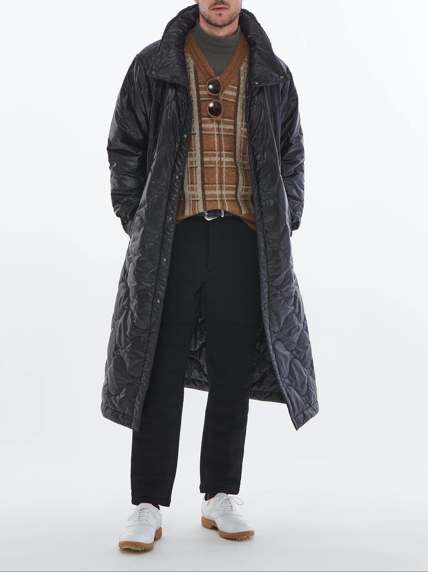 HERG1  MENS QUILTED BENCH COAT