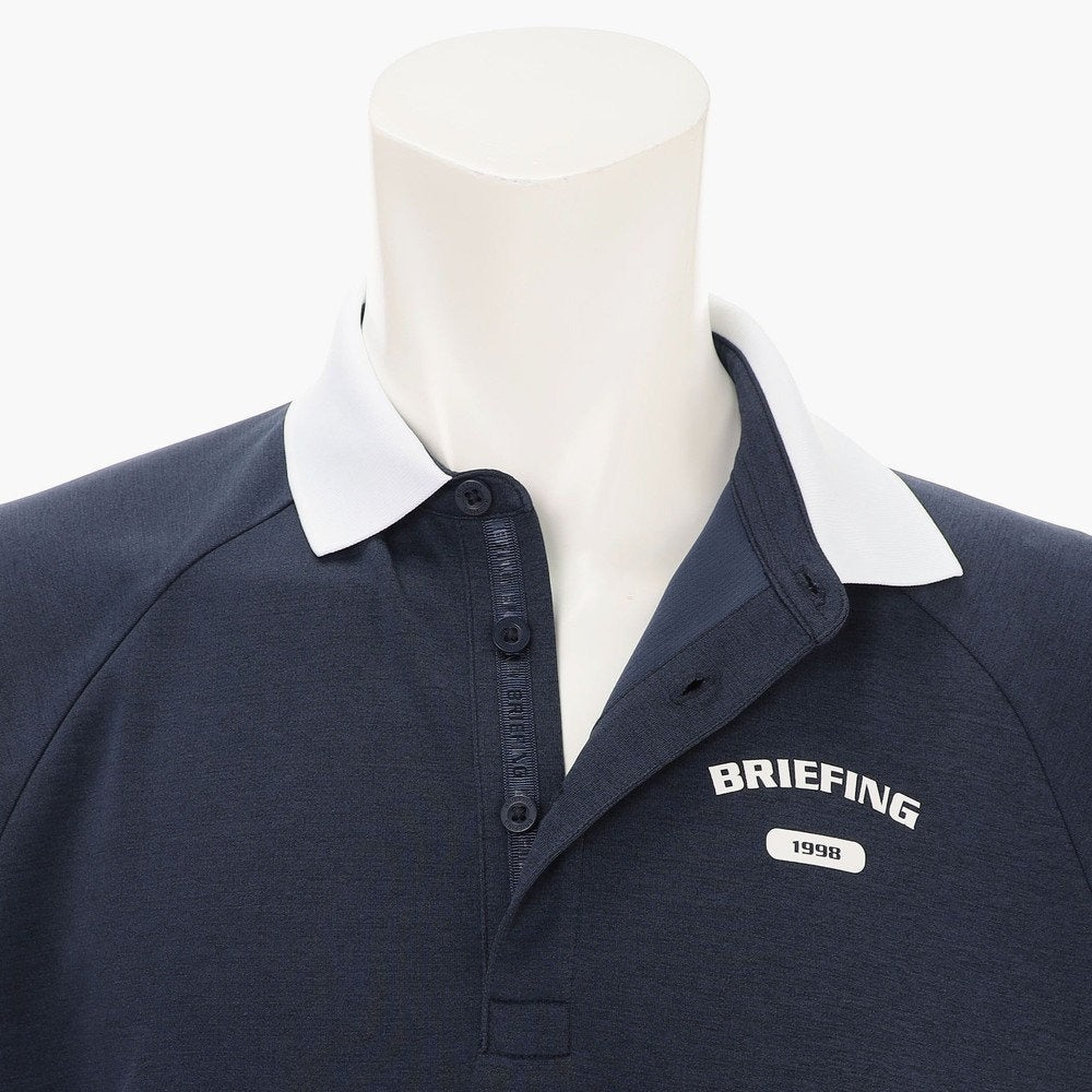 BRIEFING MENS MS COLLEGE LOGO POLO RF