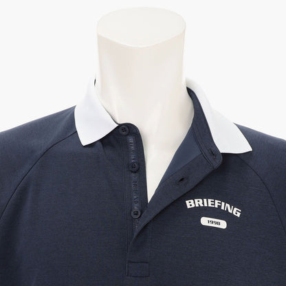BRIEFING MENS MS COLLEGE LOGO POLO RF