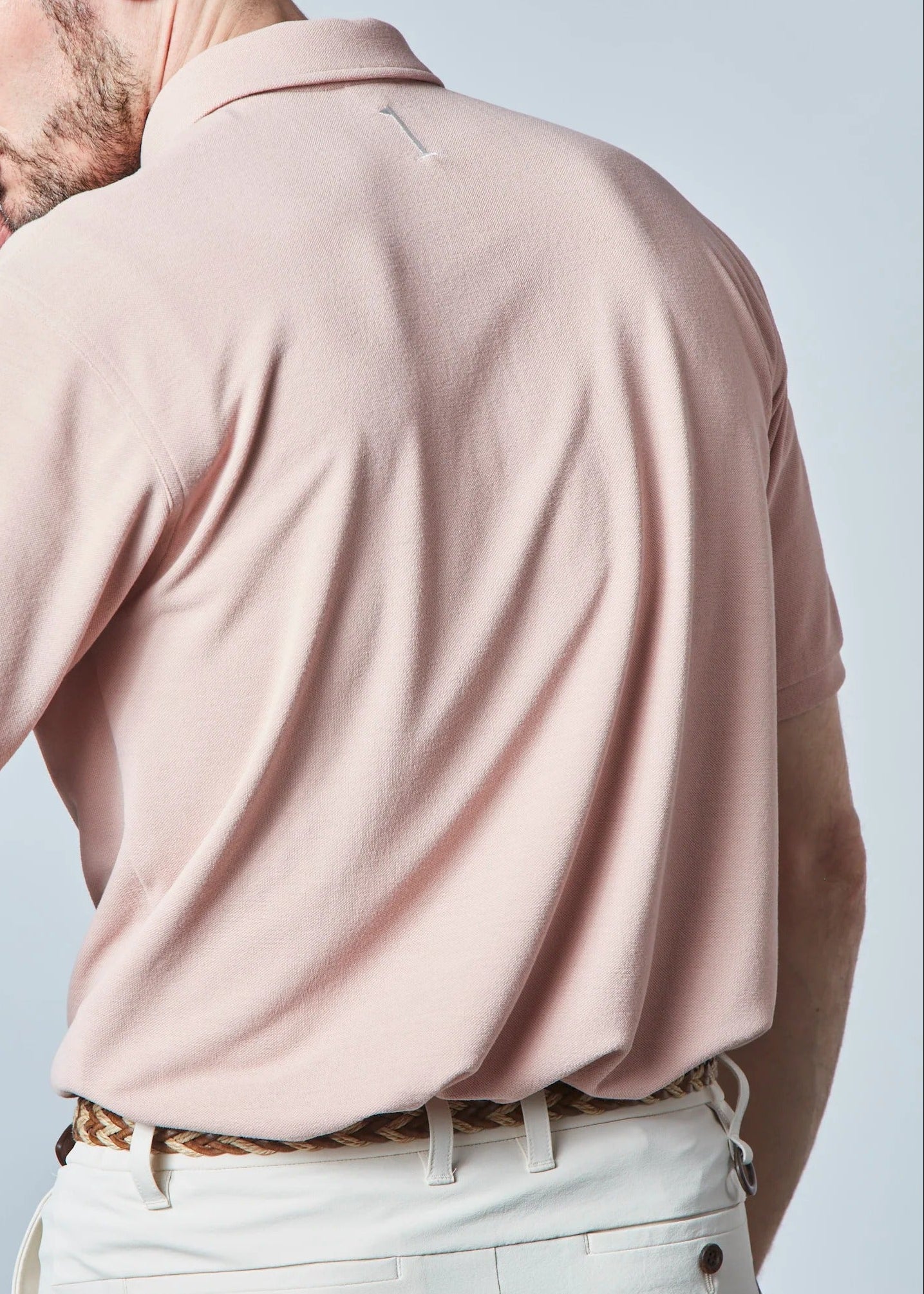 HERG1 MENS Cotton-like Modular Pique Polo