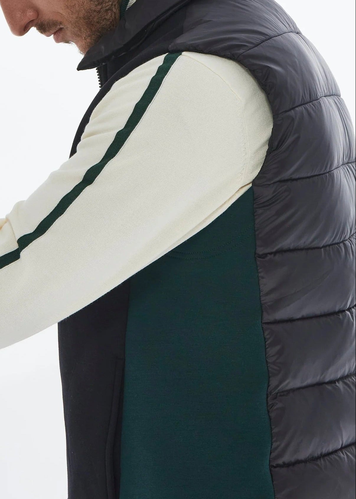 HERG1 MENS DOUBLE KNIT PADDED VEST