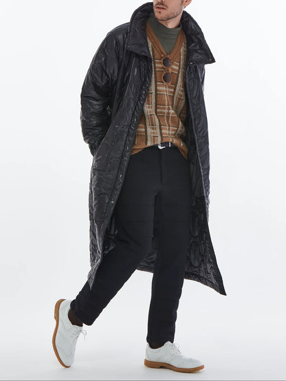 HERG1  MENS QUILTED BENCH COAT