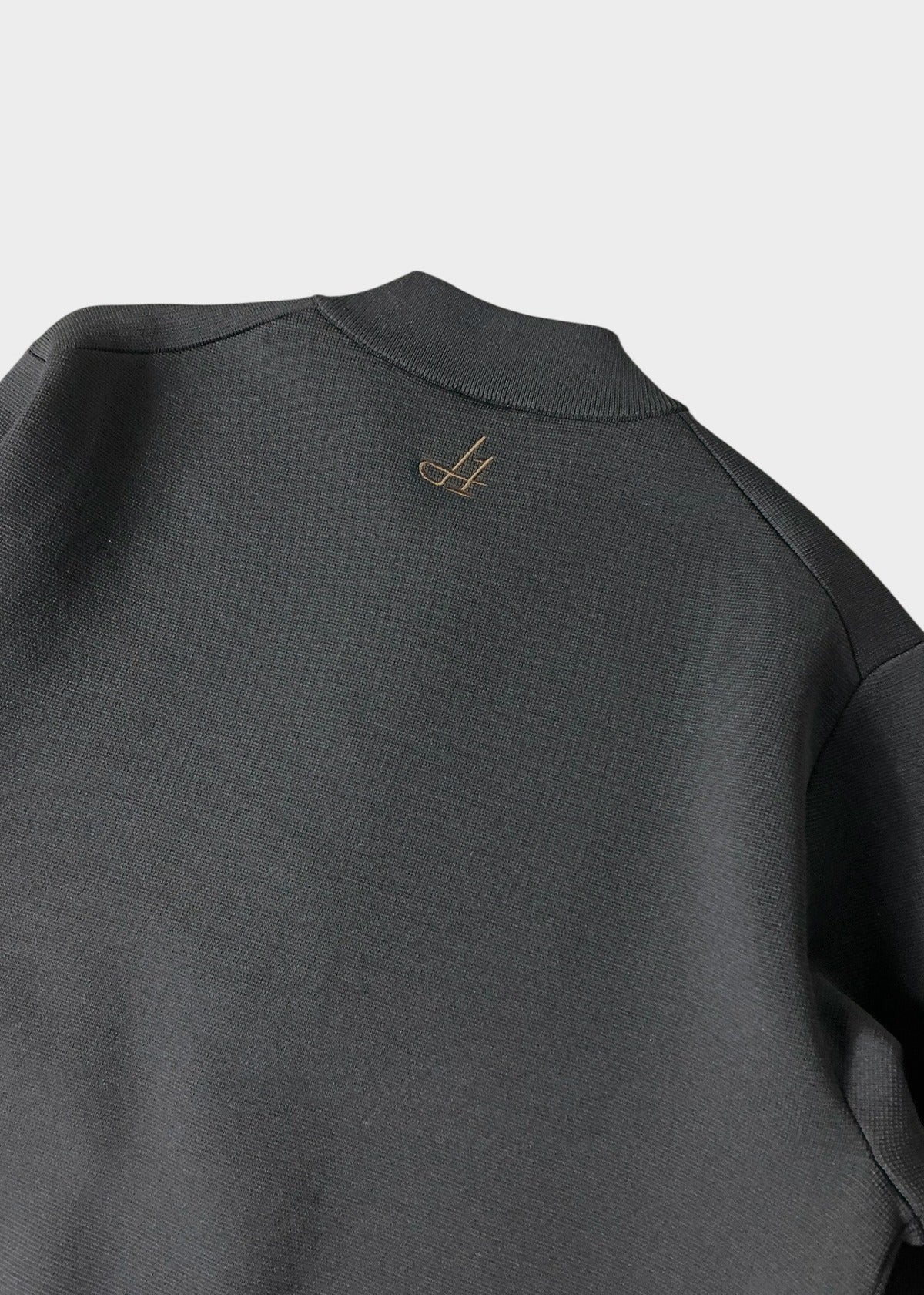HERG1 MENS Milano Rib Knit Zip-Up Blouson