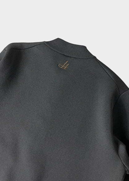 HERG1 MENS Milano Rib Knit Zip-Up Blouson