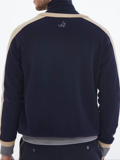 HERG1 MENS V-NECK WINDPROOF SWEATER