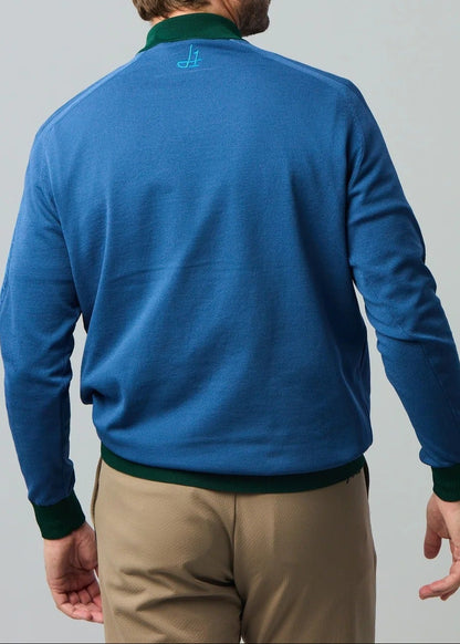 HERG1 MENS High Gauge Cable Knit High Neck Sweater