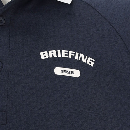 BRIEFING MENS MS COLLEGE LOGO POLO RF