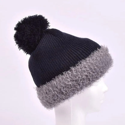 Resurrection MENS 2tone Pom-pom Knit Cap