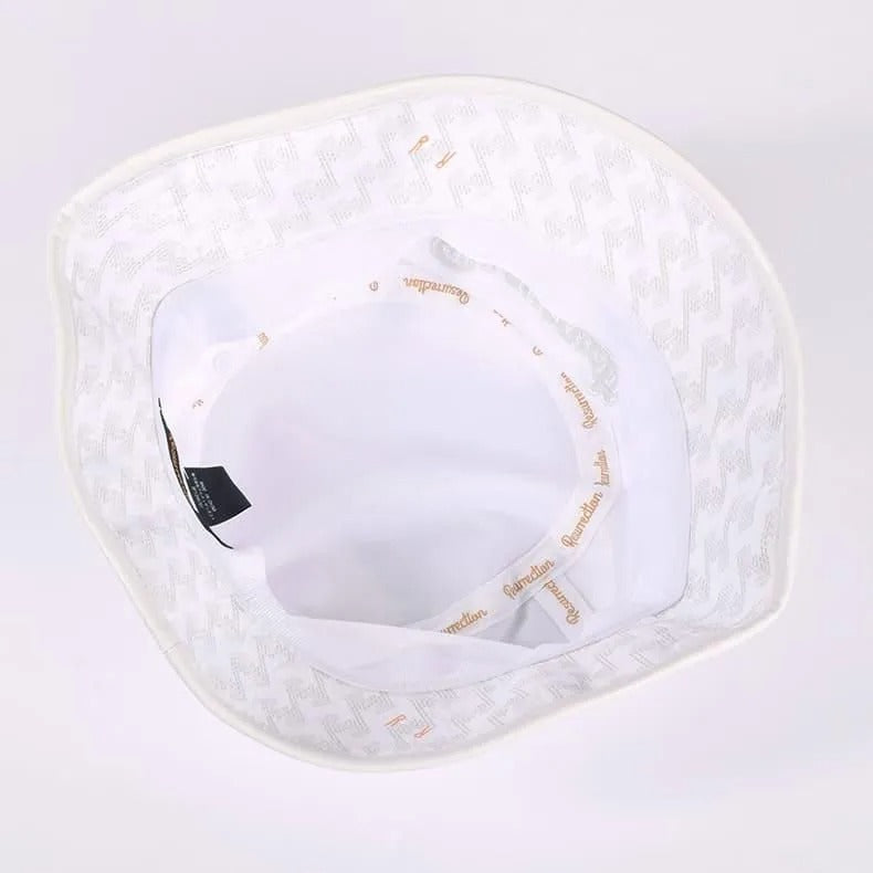 Resurrection MENS Synthetic Leather Brim Bucket Hat
