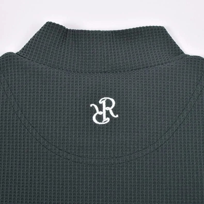Resurrection WOMENS  Silicon Tag Waffle Mock Neck (Relax Fit)