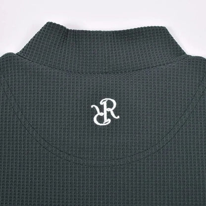 Resurrection WOMENS  Silicon Tag Waffle Mock Neck (Relax Fit)