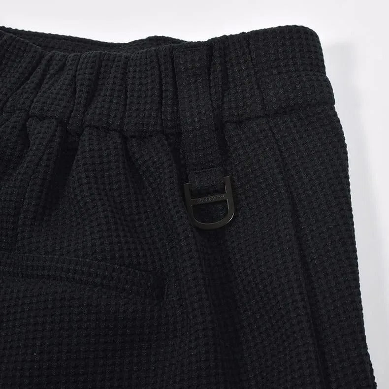 Resurrection MENS  Silicon Tag Waffle Short Pants (Relax Fit)