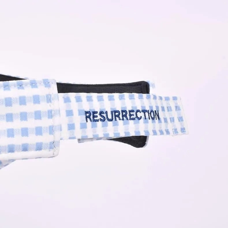 Resurrection WOMENS Wide Brim Sunvisor (With Hair Scrunchie)