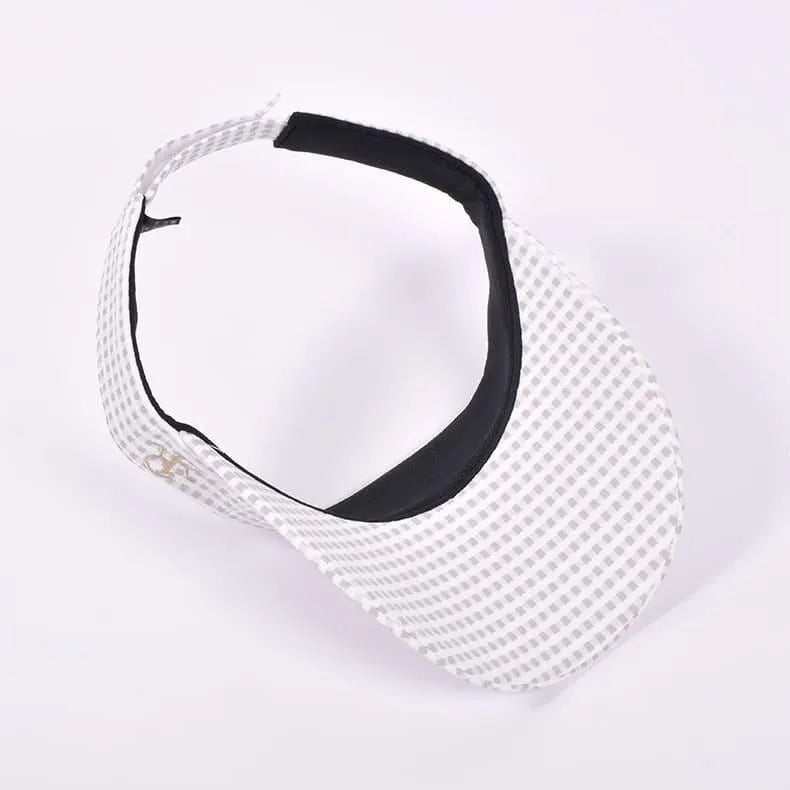 Resurrection WOMENS Wide Brim Sunvisor (With Hair Scrunchie)