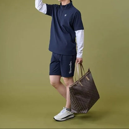 Resurrection MENS Detachable Half-Zip Shirt